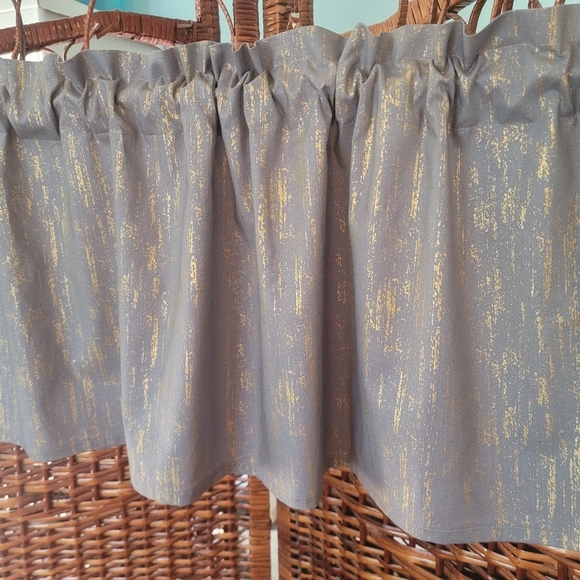 Window Valance Custom Gray - Picture 2 of 4